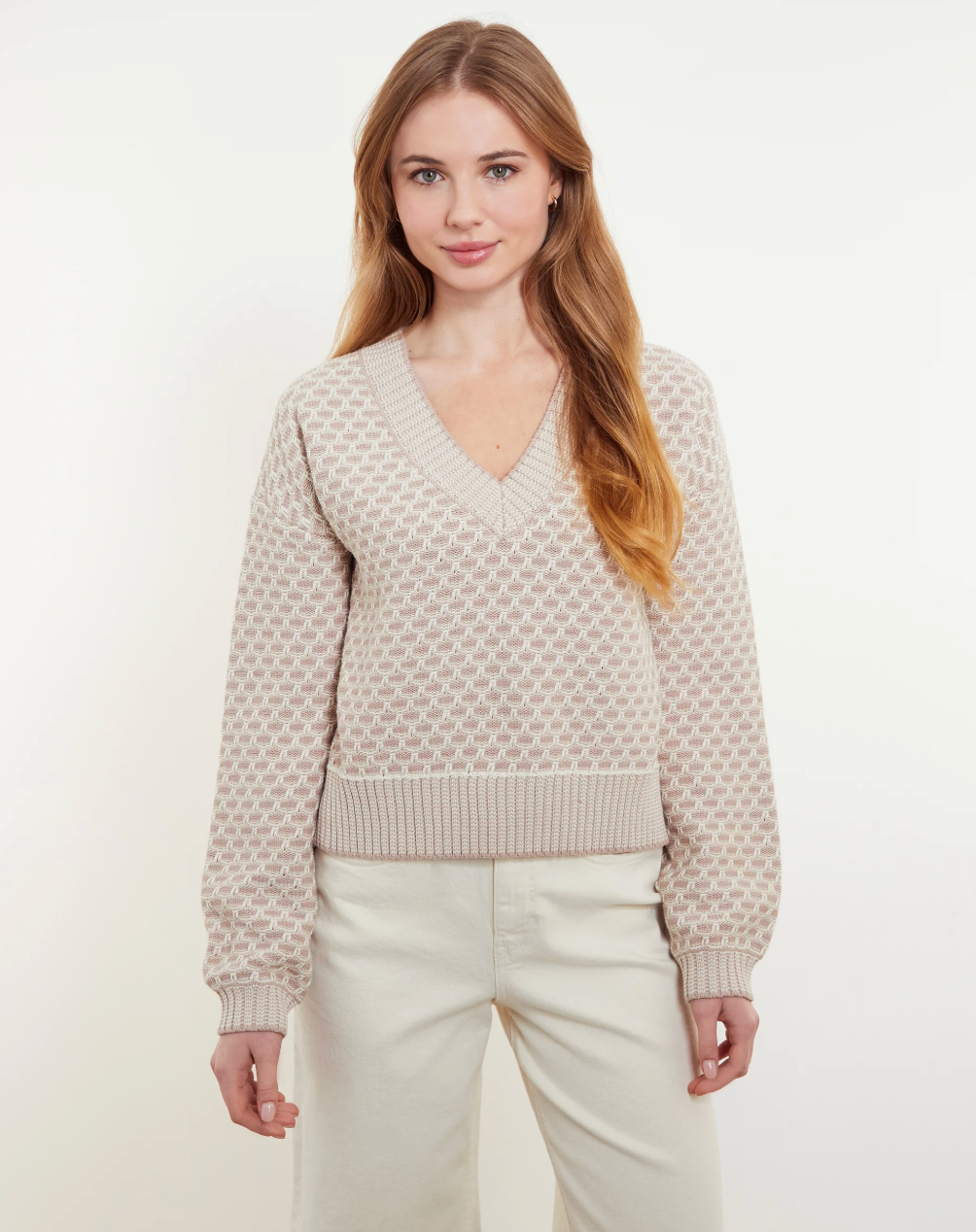 Brynn Stitch V-Neck