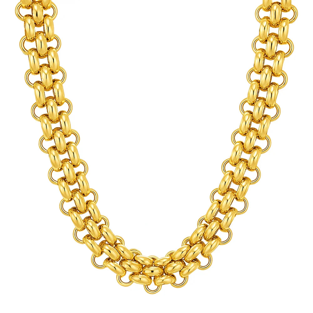 Rosalinda Chunky Necklace - Gold