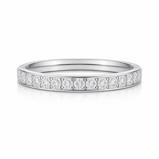 Velia Eternity Ring - Silver - 8