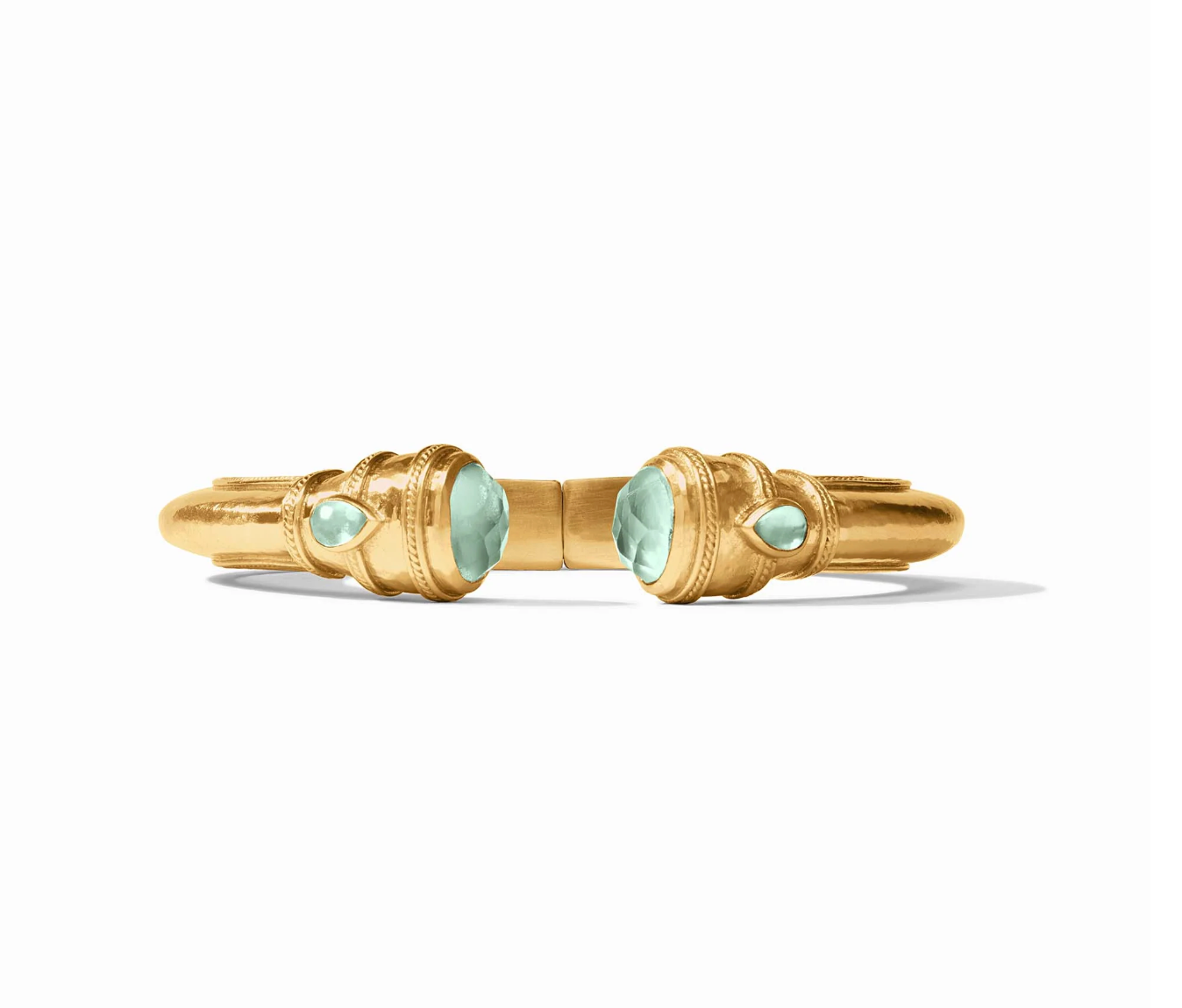 Cannes Demi Cuff - Iridescent Aquamarine