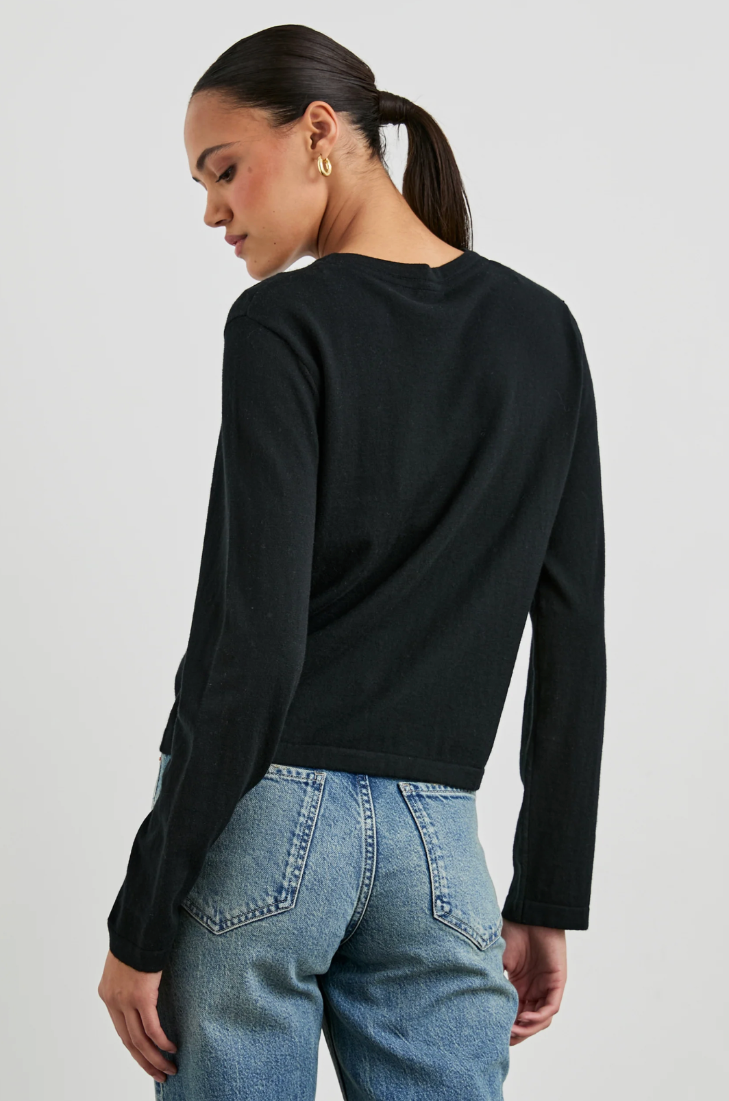 Cotton Cashmere Long Sleeve Tee