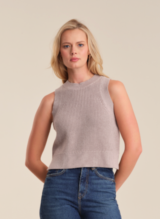 Demi High Crew Neck Tank