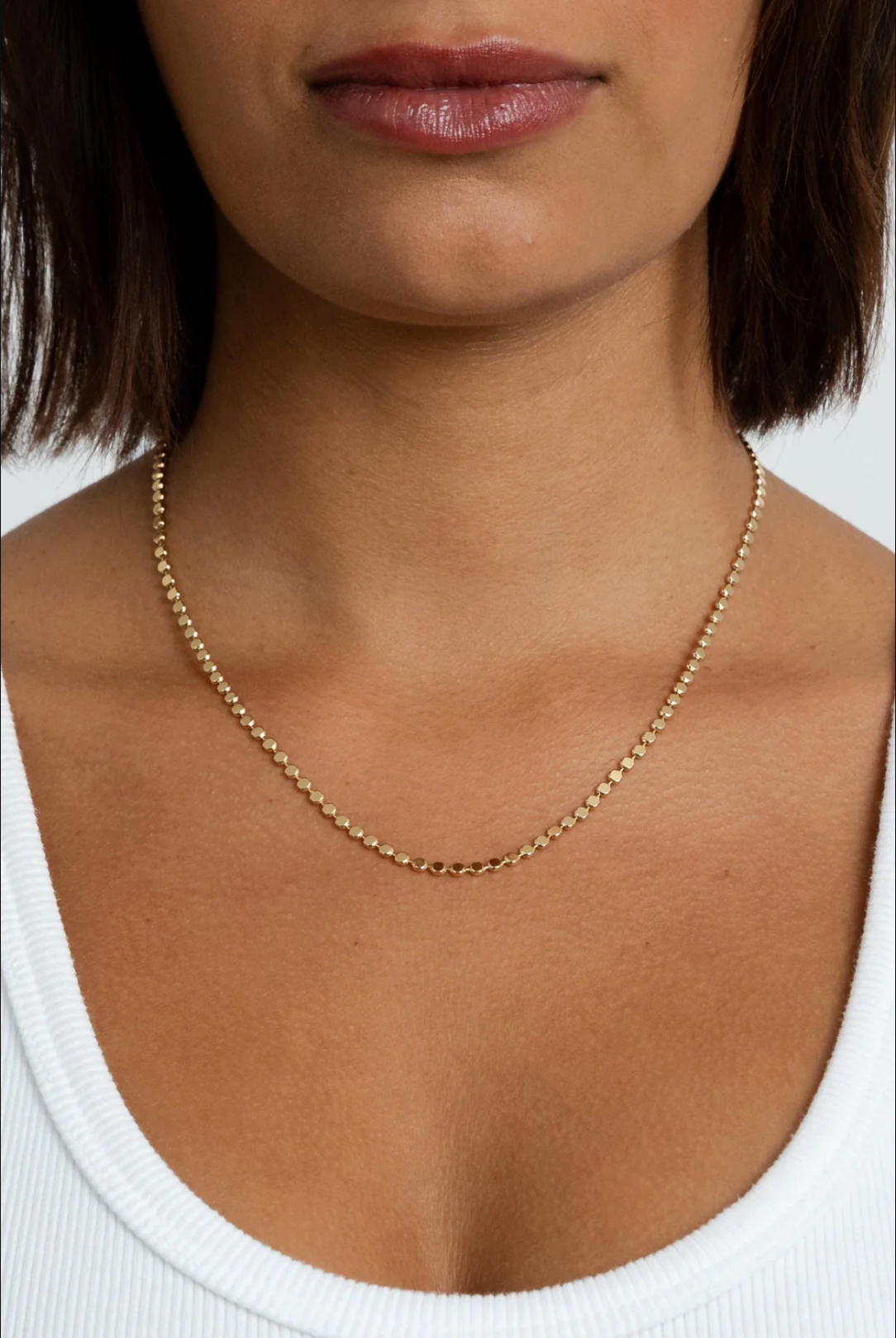 Paisley Necklace - Gold - 15"-17"