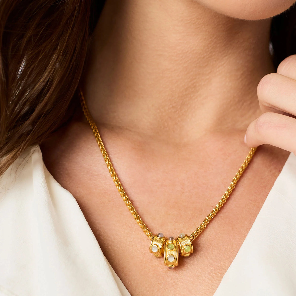 Cobblestone Loop Necklace - Multi