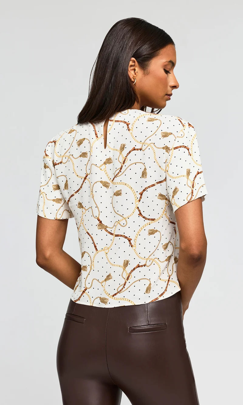 Alice Tassel Blouse - Chain Tassel