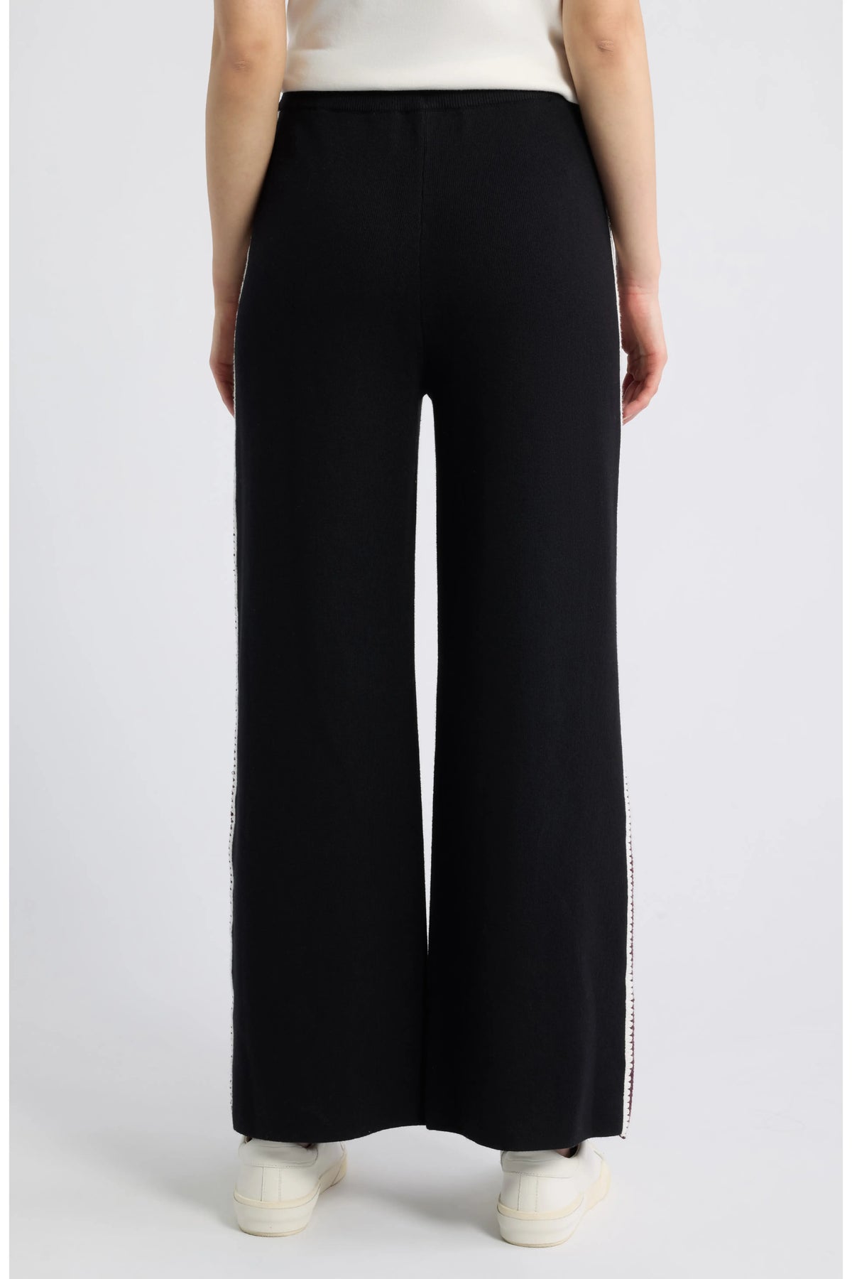 Tucker Pants - Black Merlot Stripe