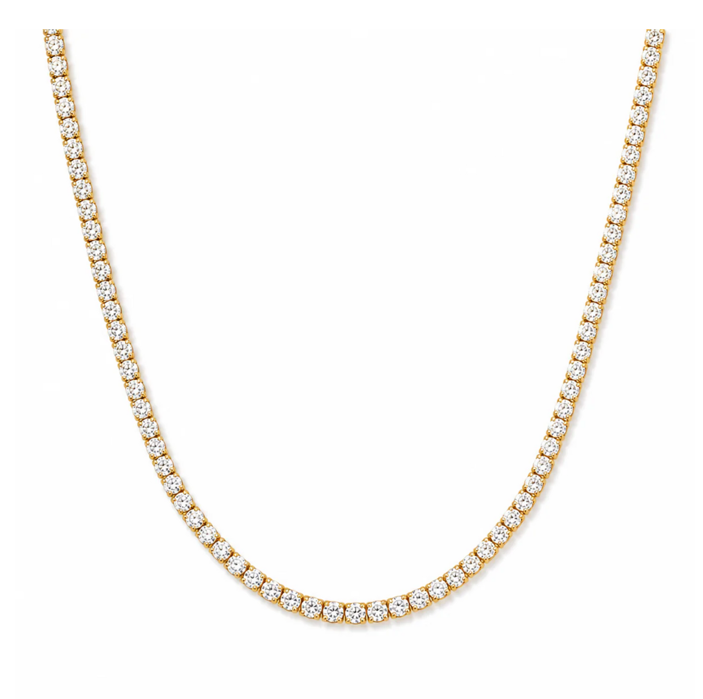 Camden Tennis Choker Necklace - Gold