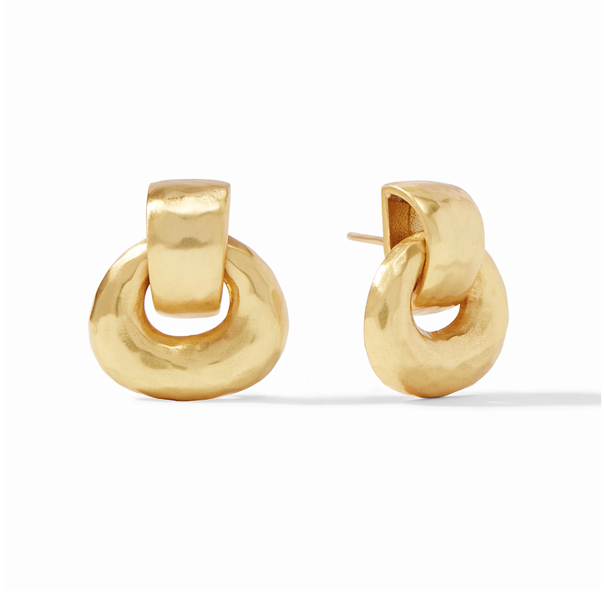Avalon Demi Doorknocker Earring - Gold