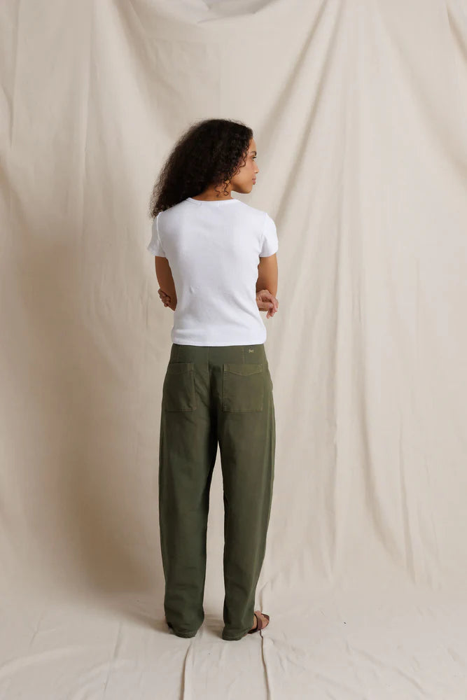 Macy Rib Tee - White