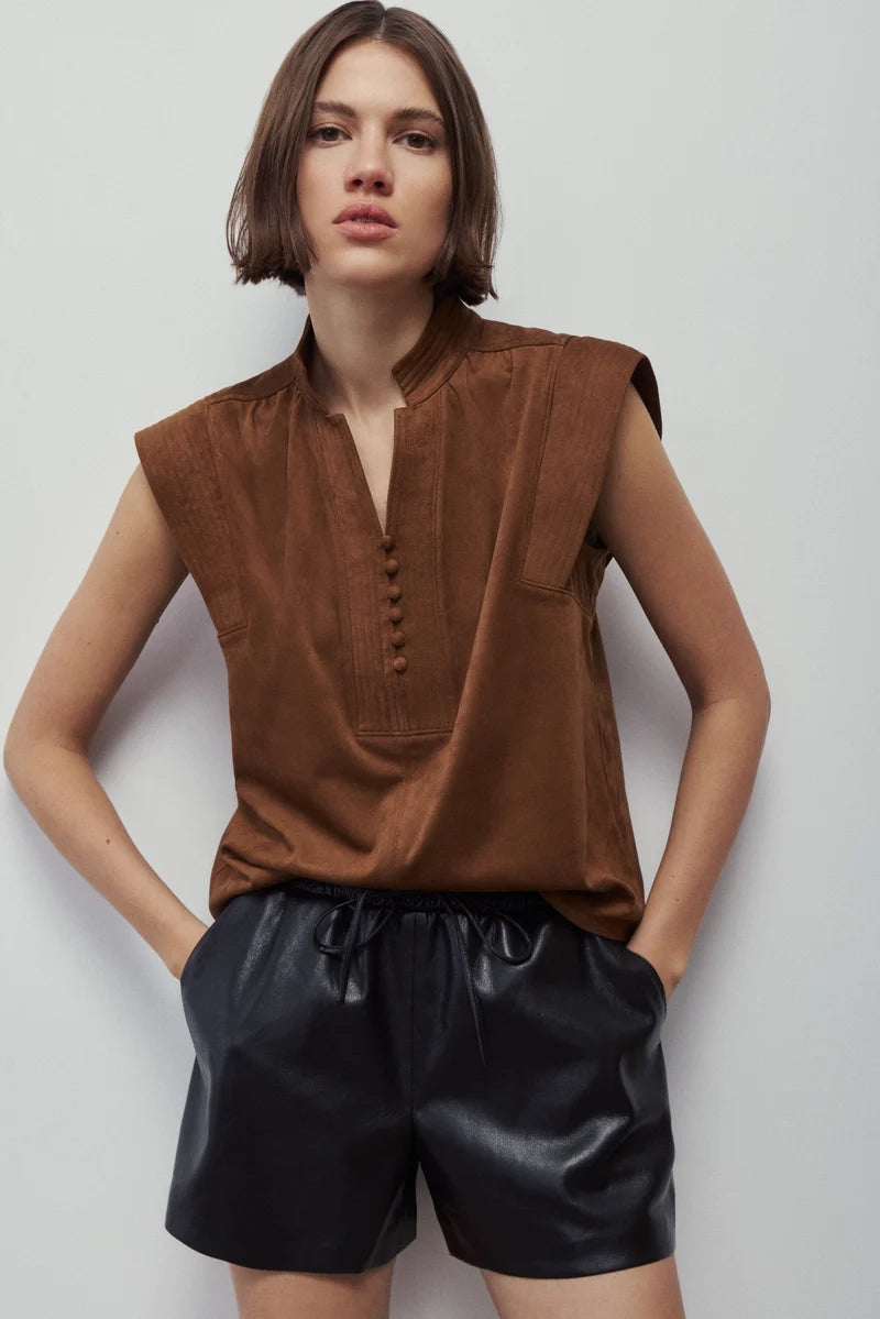 Quentin Top - Chestnut