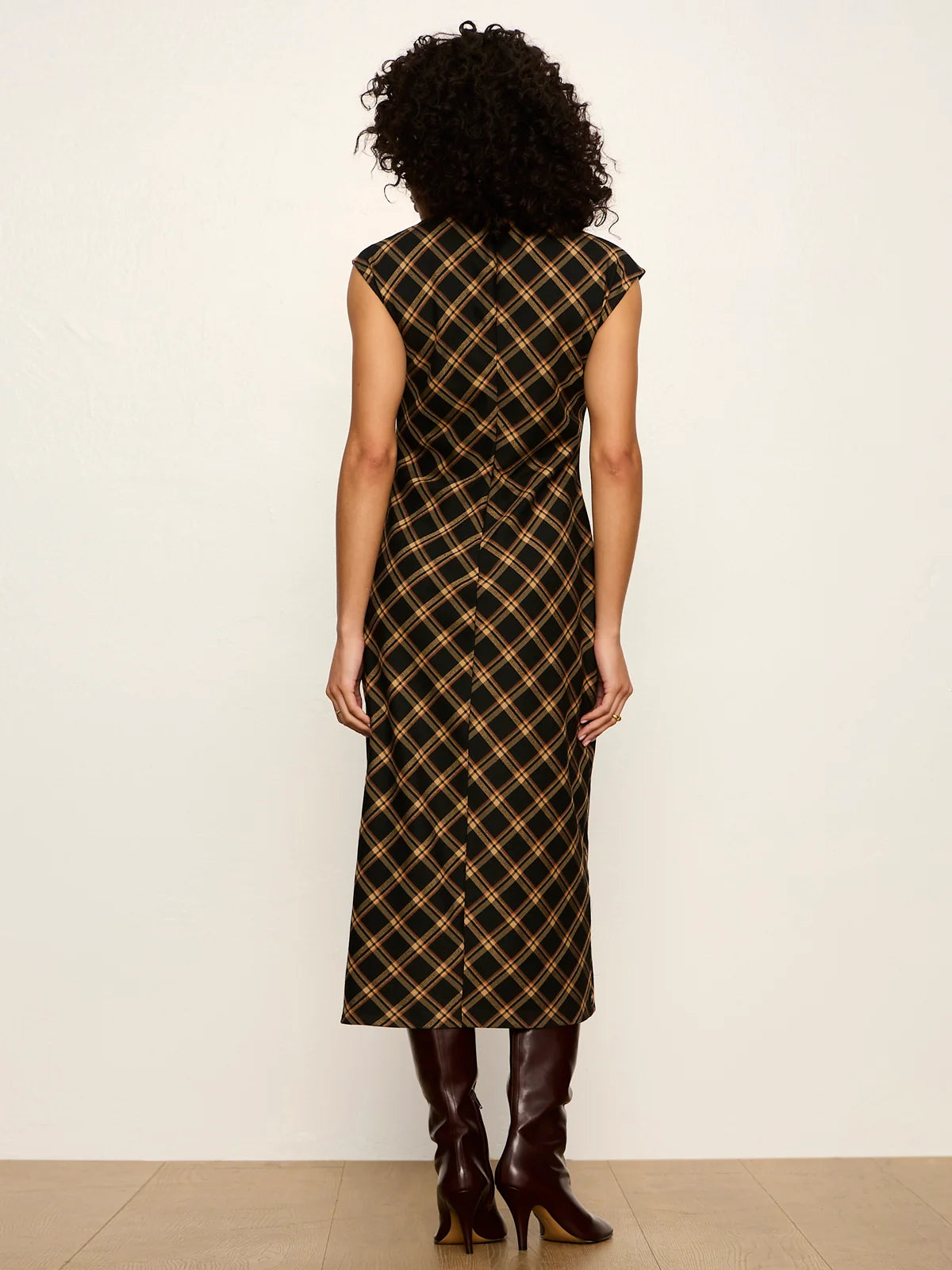 Autumn Edit Dress - Goldie Plaid