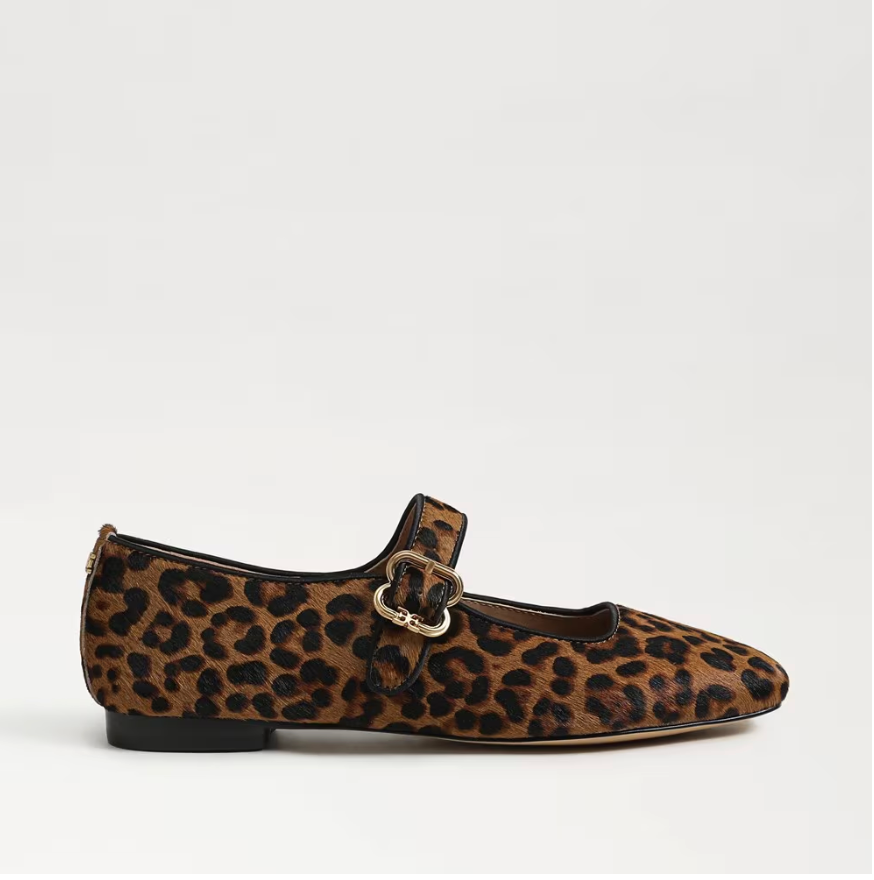 Michaela Mary Jane Flat - Leopard