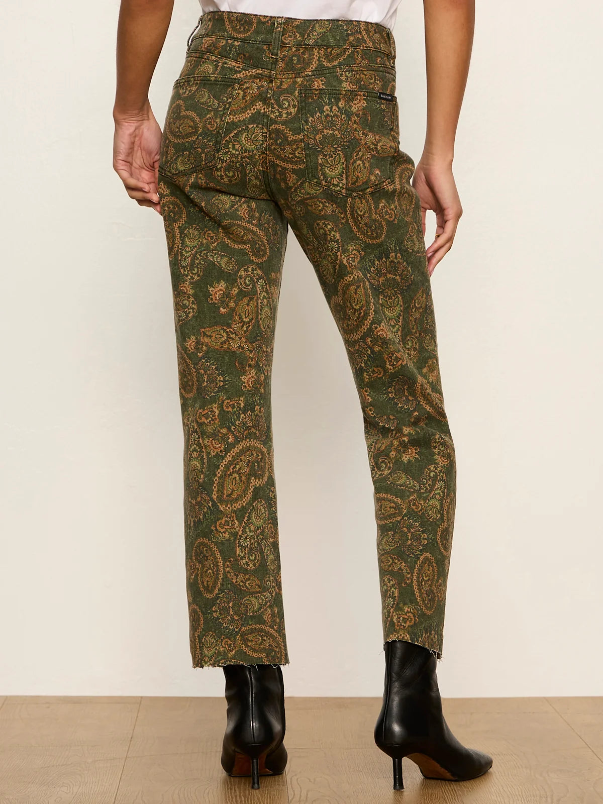 Cadence 90s Straight Crop - Washed Decoratif