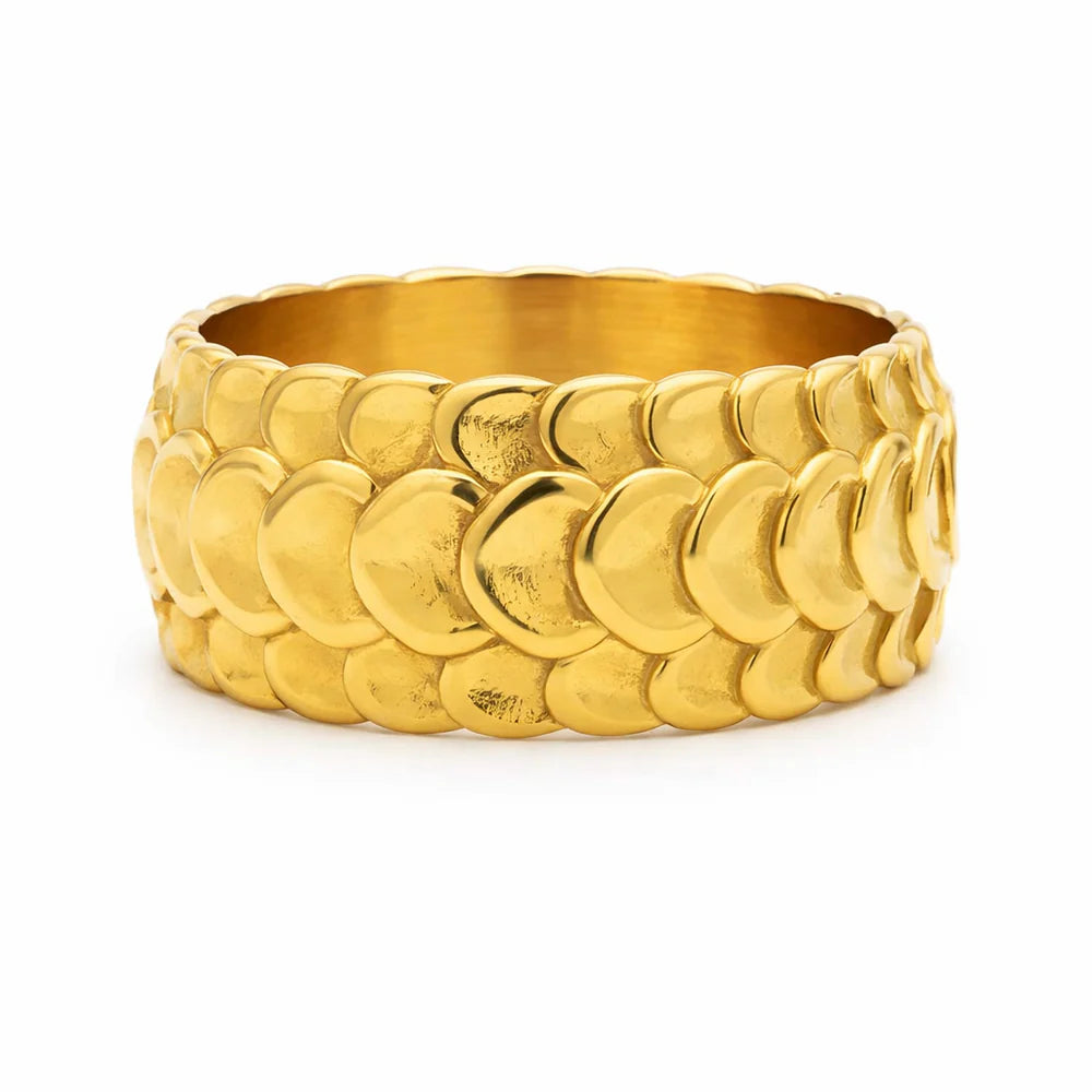 Charlize Fish Ring - 6 - Gold