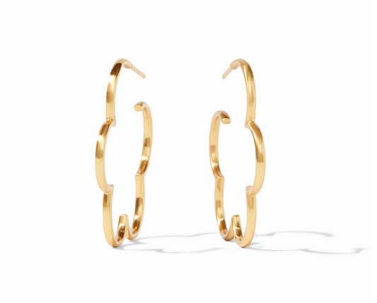 Gardenia Hoop - Gold - M