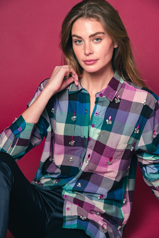 The Boyfriend Shirt in Plaid