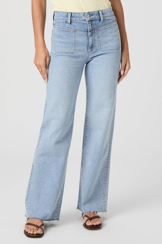 Anessa 31" W/ Front Yoke + Stitch Through Pockets + Raw Hem