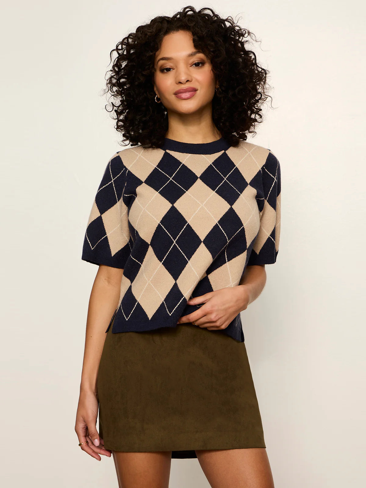 Perfect Sweater Tee - Loma Argyle