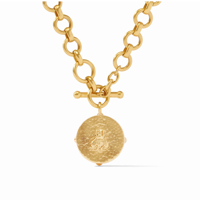 Honeybee Demi Necklace - Obsidian Black