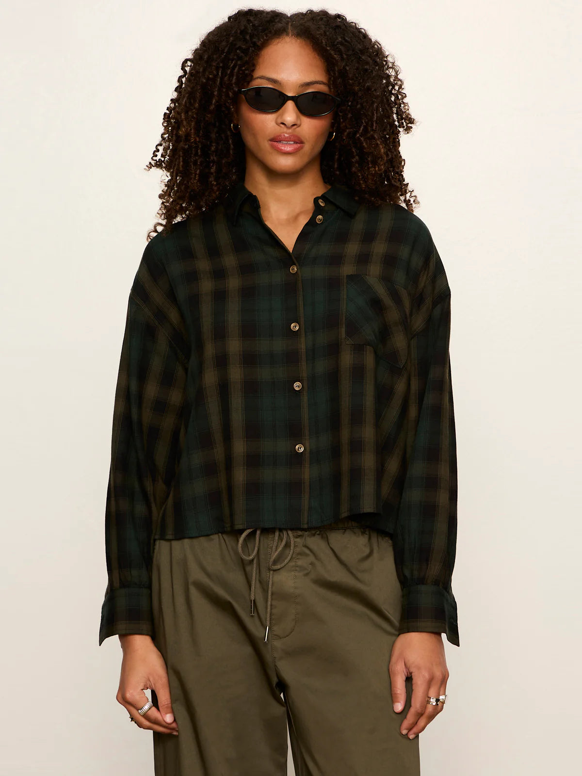 The Autumn Edit Flannel - Forest Plaid