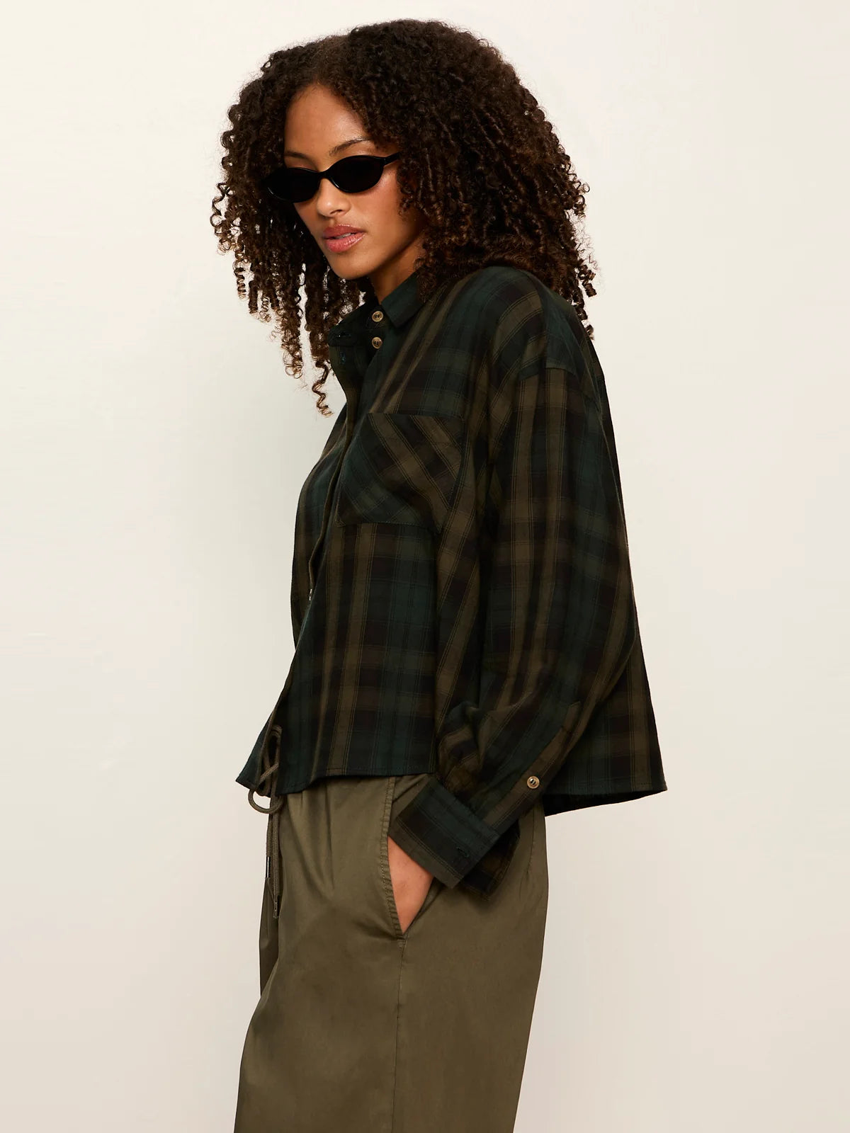 The Autumn Edit Flannel - Forest Plaid