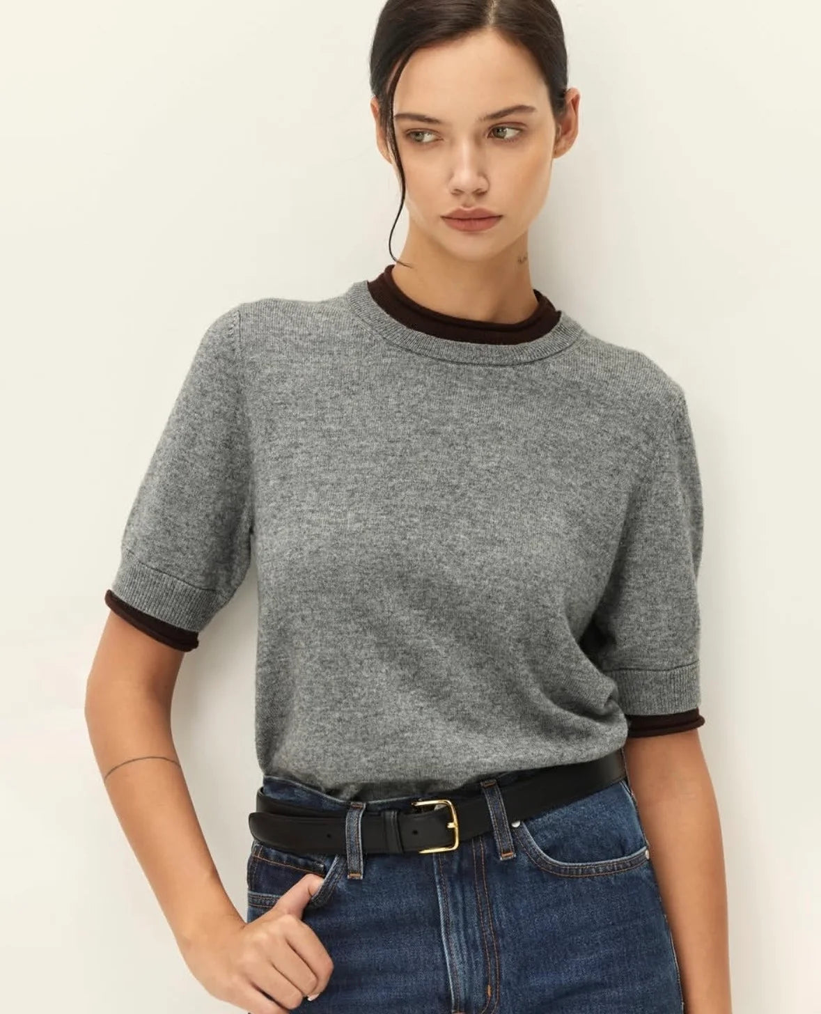 Sloane Sweater - Grey Brown