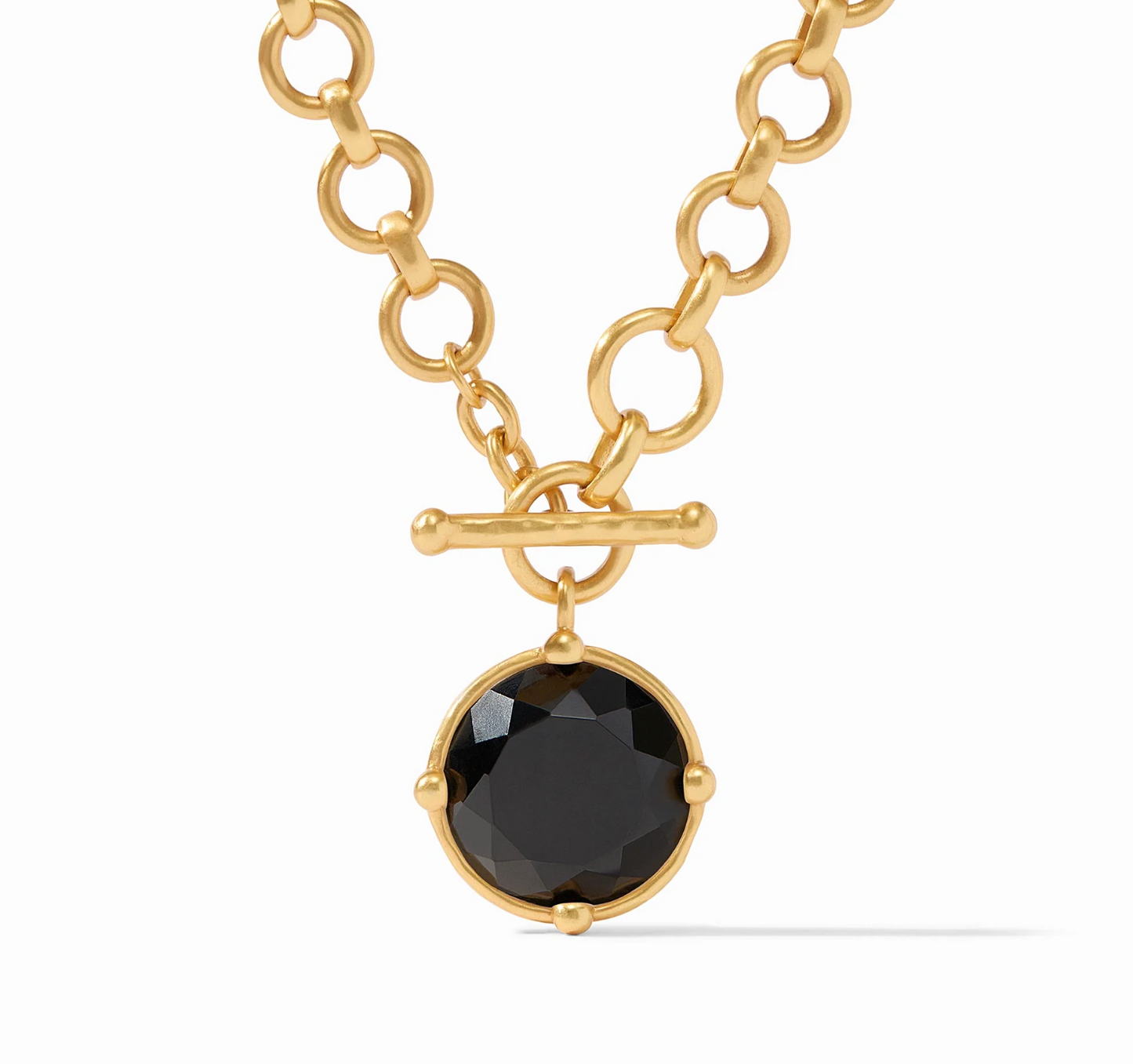 Honeybee Demi Necklace - Obsidian Black