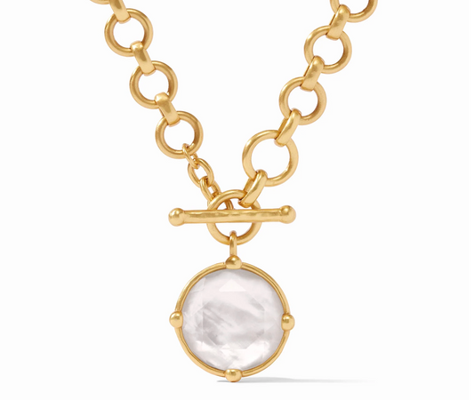 Honeybee Demi Necklace - Iridescent Clear
