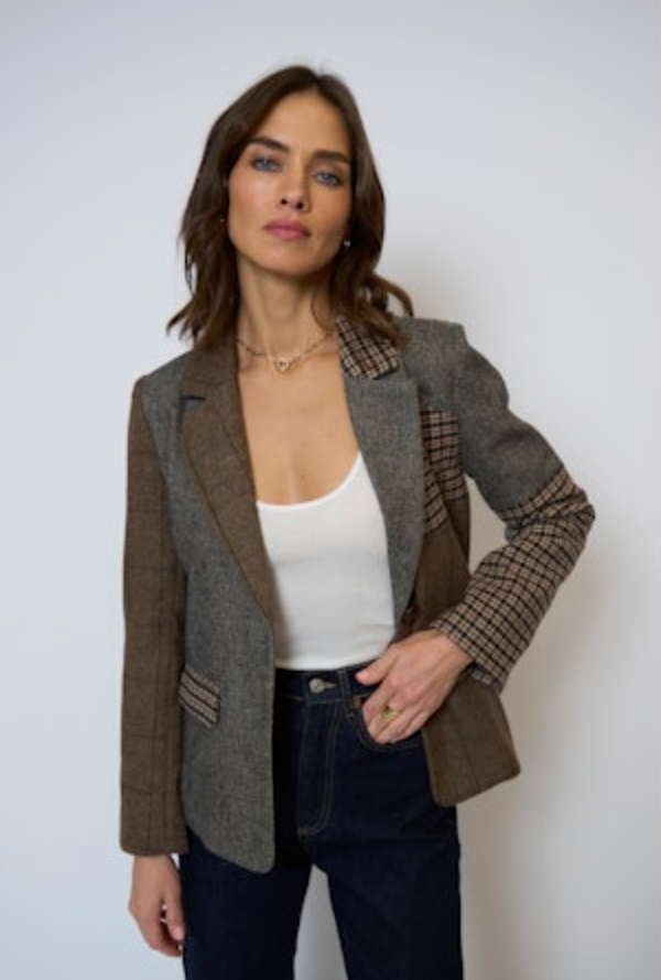 Raven Patchwork Riding Jacket