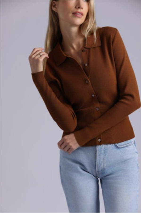 Ribbed Long Sleeve Sweater