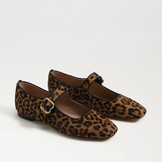 Michaela Mary Jane Flat - Leopard