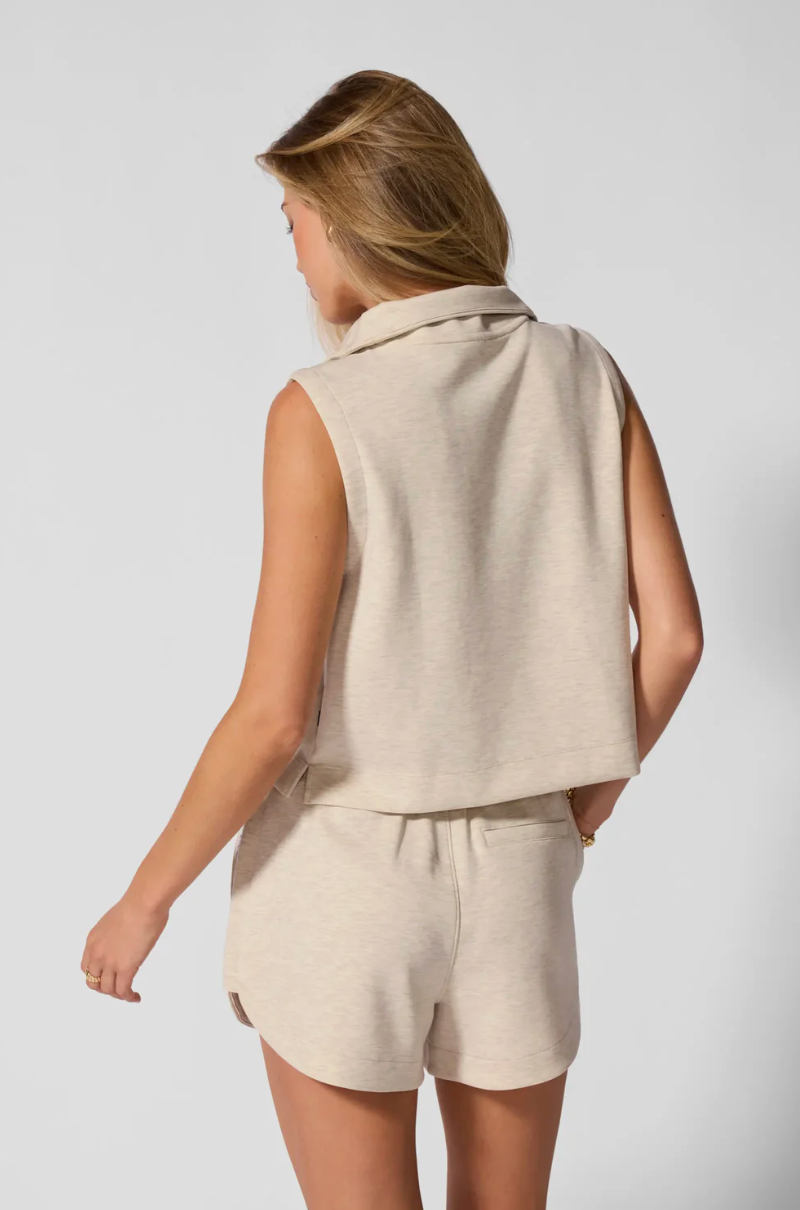 Dreamweave Half Zip Mock Neck Tank
