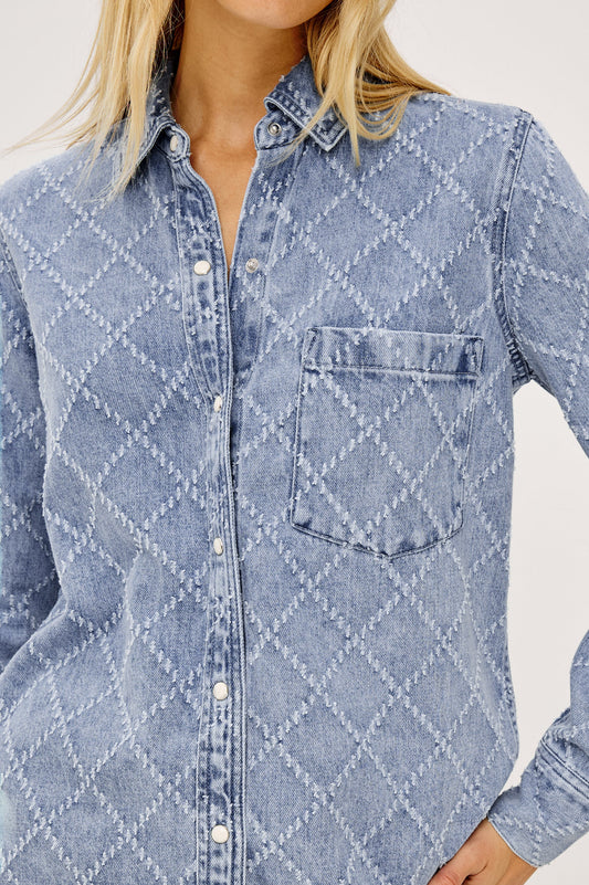 Atticus Top - Diamond Distress