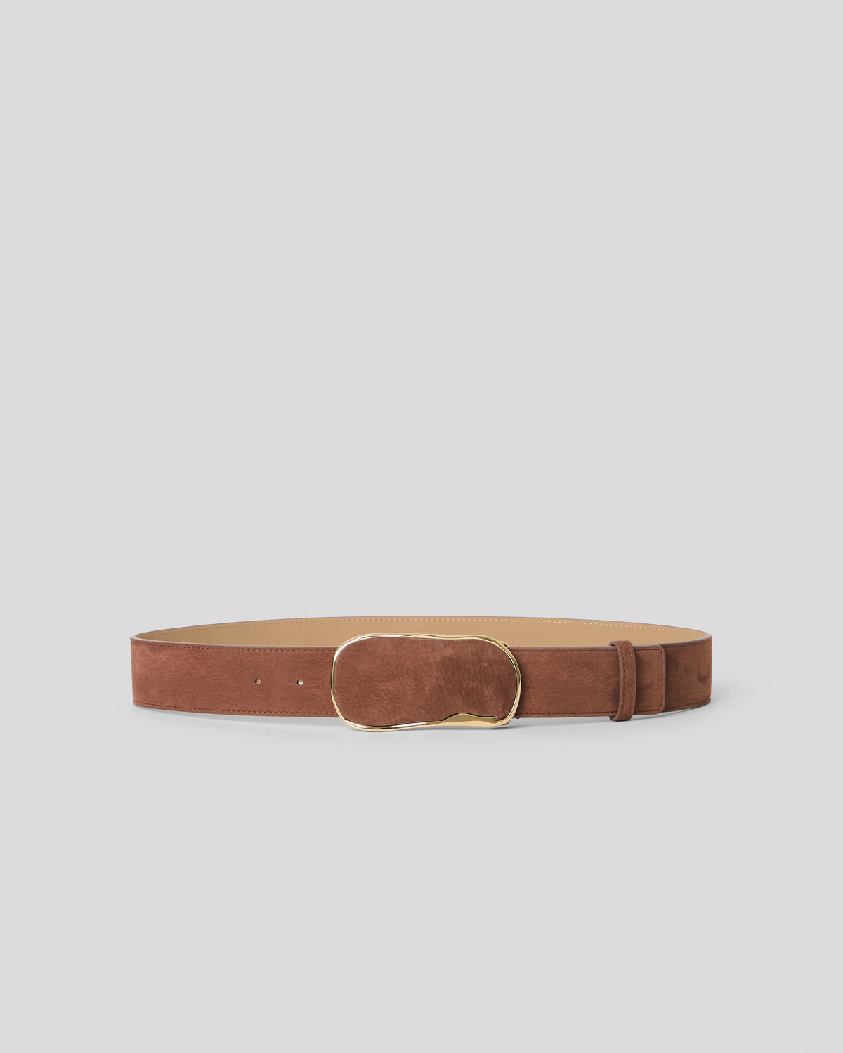 Jonah Nubuck Belt - Brownie Gold