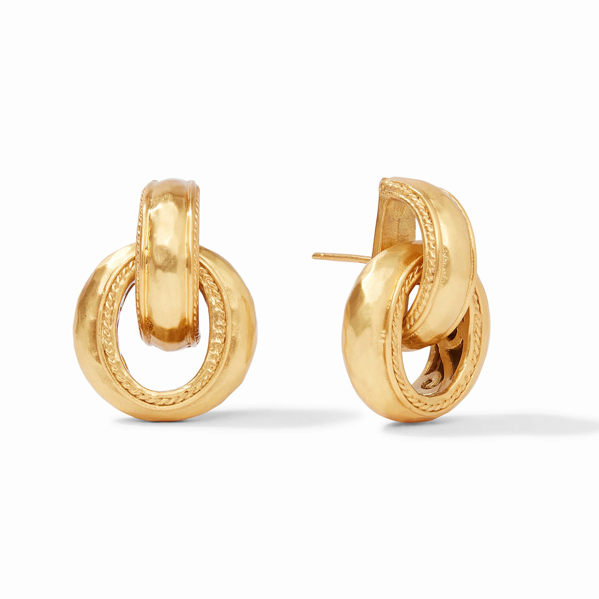 Cannes Doorknocker Earring - Gold