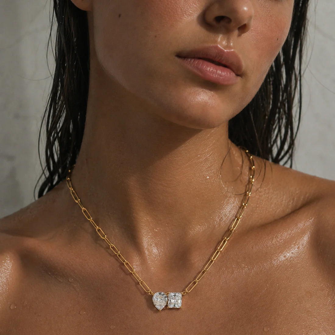 Cecelia Necklace - Gold