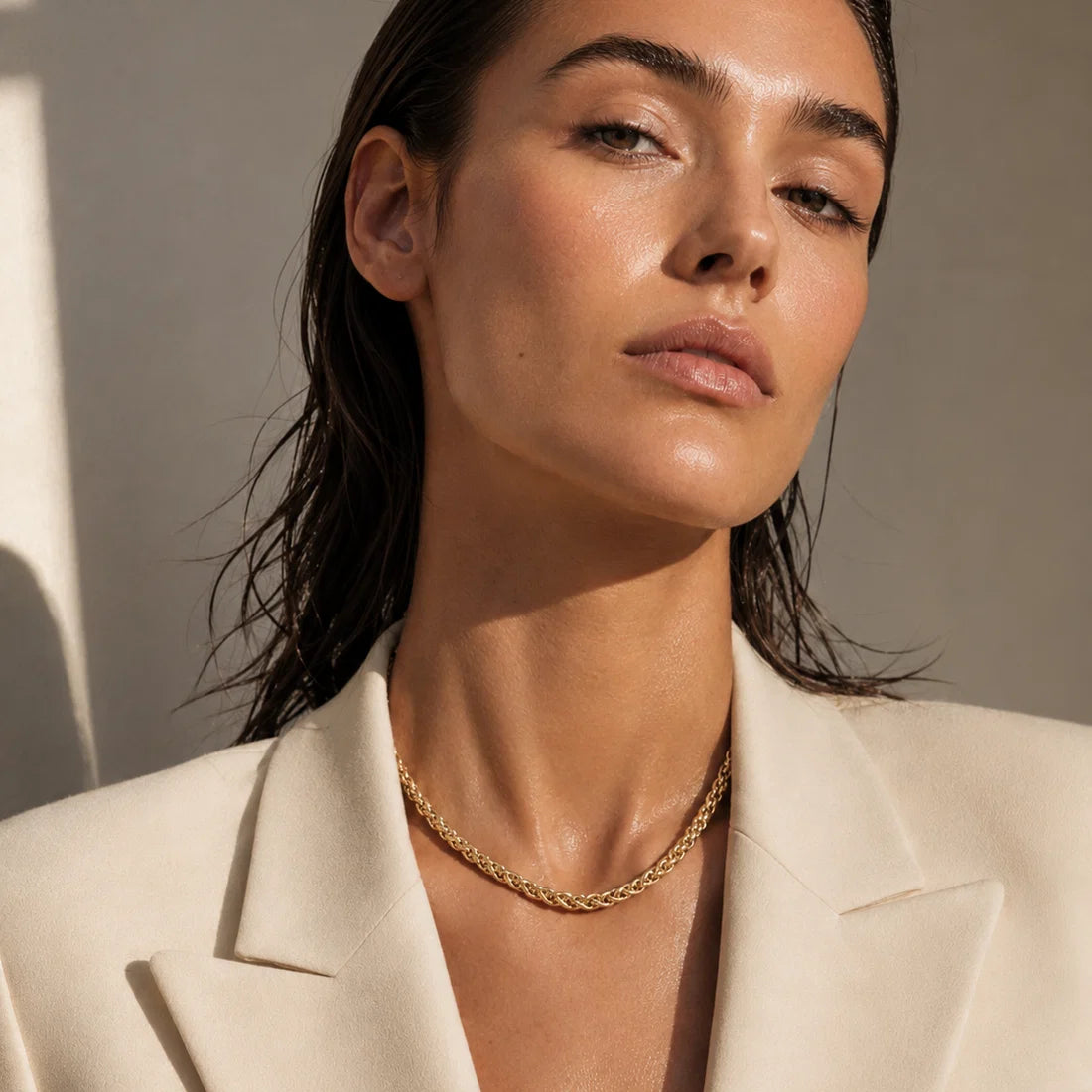 Romy Choker Necklace - Gold