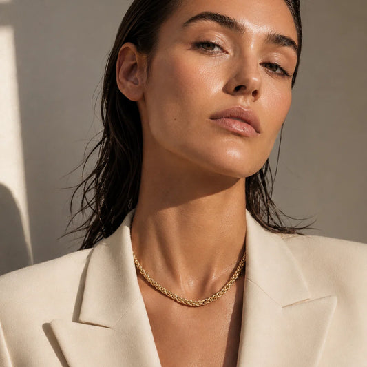 Romy Choker Necklace - Gold