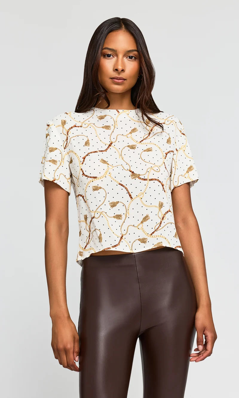 Alice Tassel Blouse - Chain Tassel