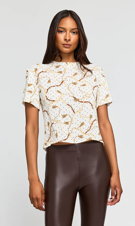 Alice Tassel Blouse - Chain Tassel