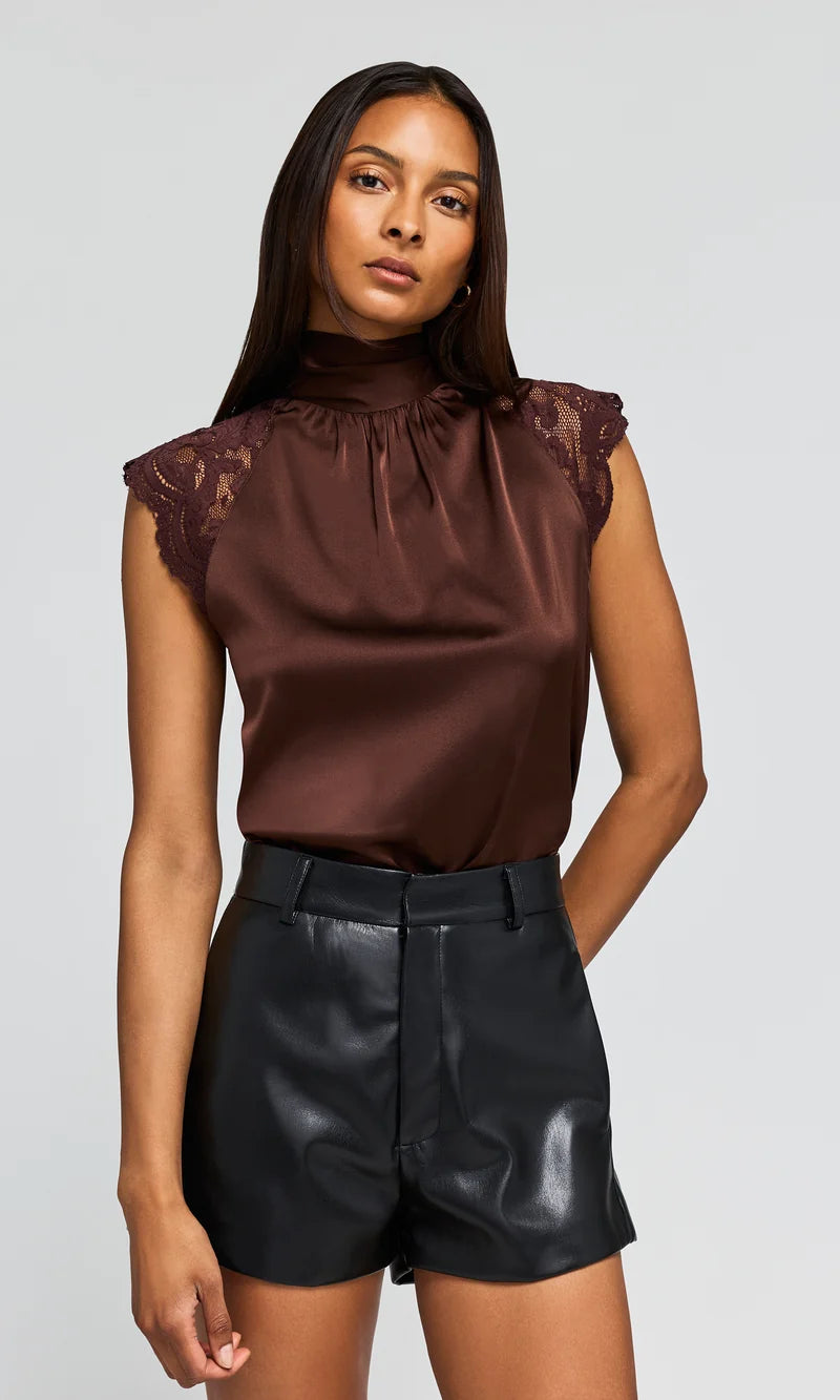Rachel Halter Blouse - Espresso