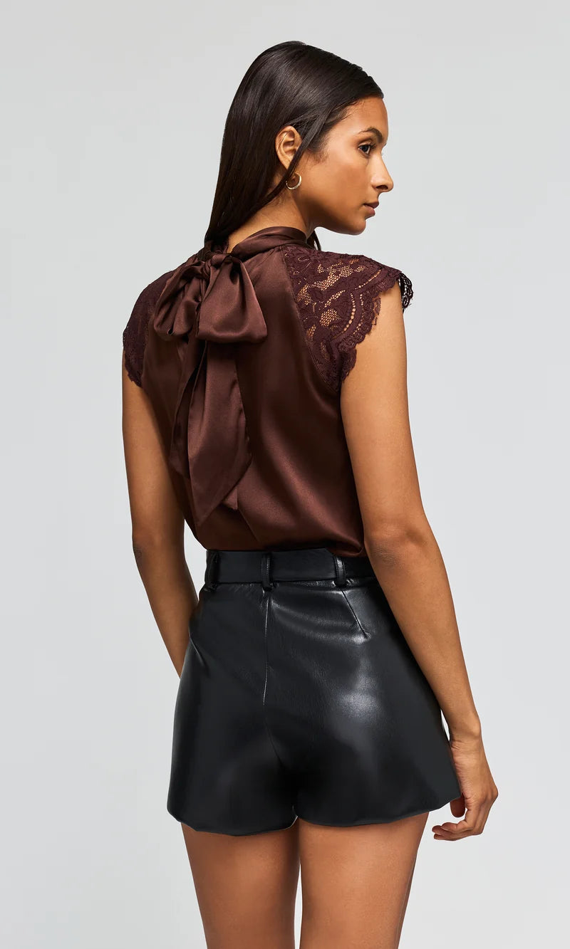 Rachel Halter Blouse - Espresso