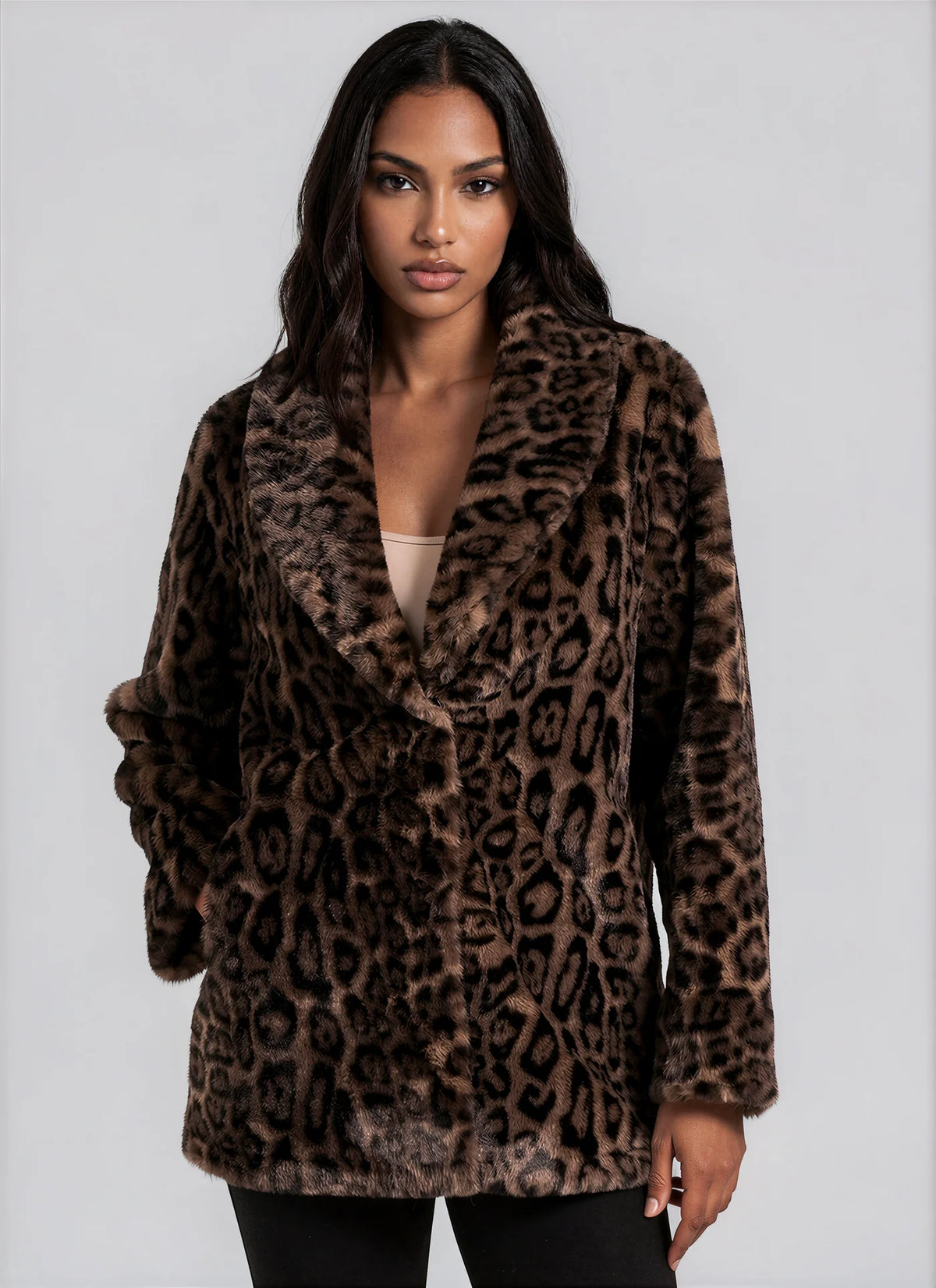 Zeke Reversible Coat - Brown