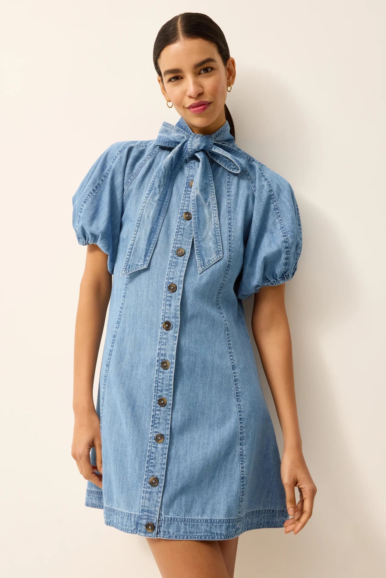 Esther Dress - Lightwash