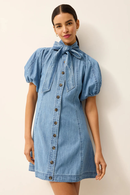 Esther Dress - Lightwash