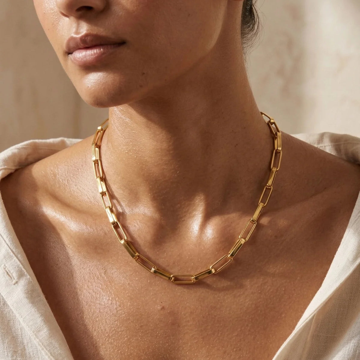 Julia Chain Necklace - Gold