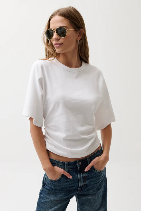 Veronica Kimono Tee - Le Blanc
