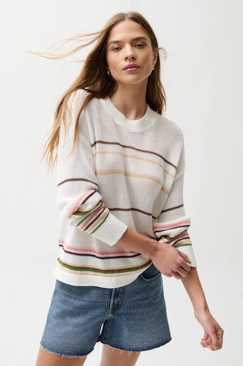 Eva Sweater - Multi Stripe