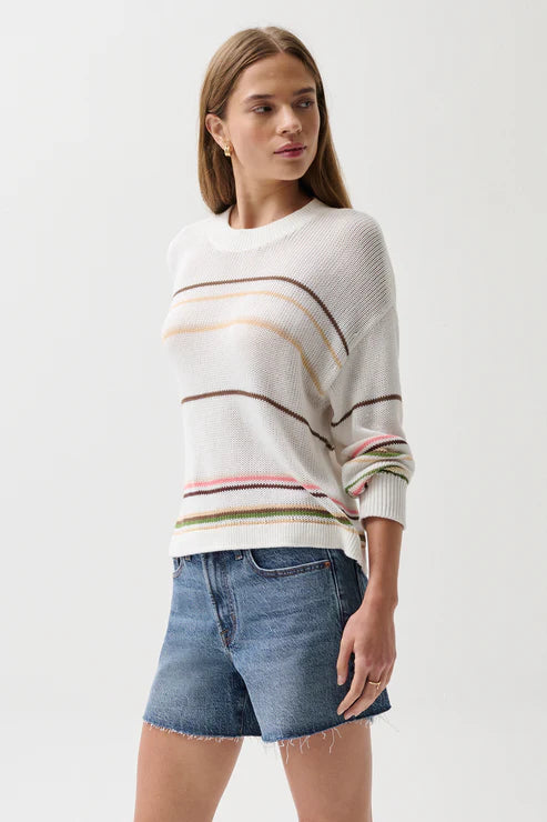 Eva Sweater - Multi Stripe