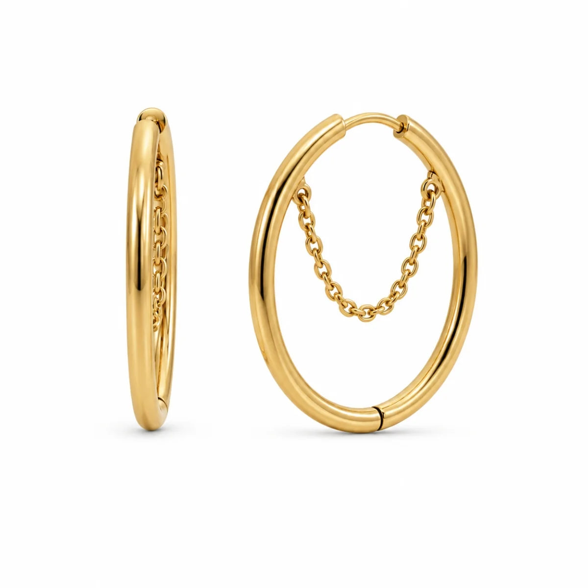 Pippa Hoop Earring - Gold